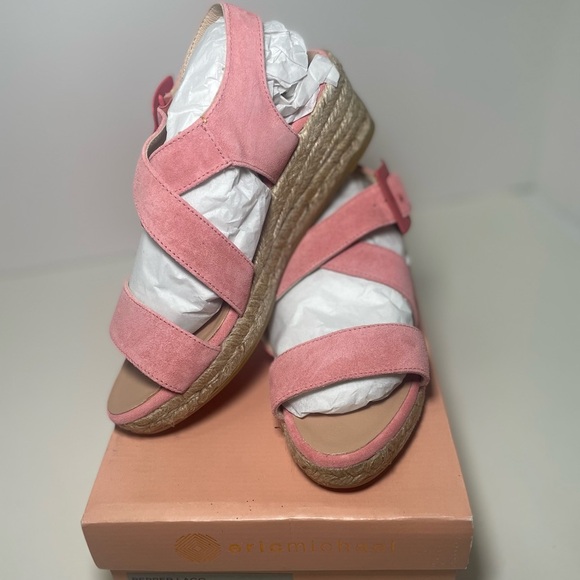 Eric Michael Lidia Pink Espadrille Sandals Size 37. Never worn. - Picture 1 of 14